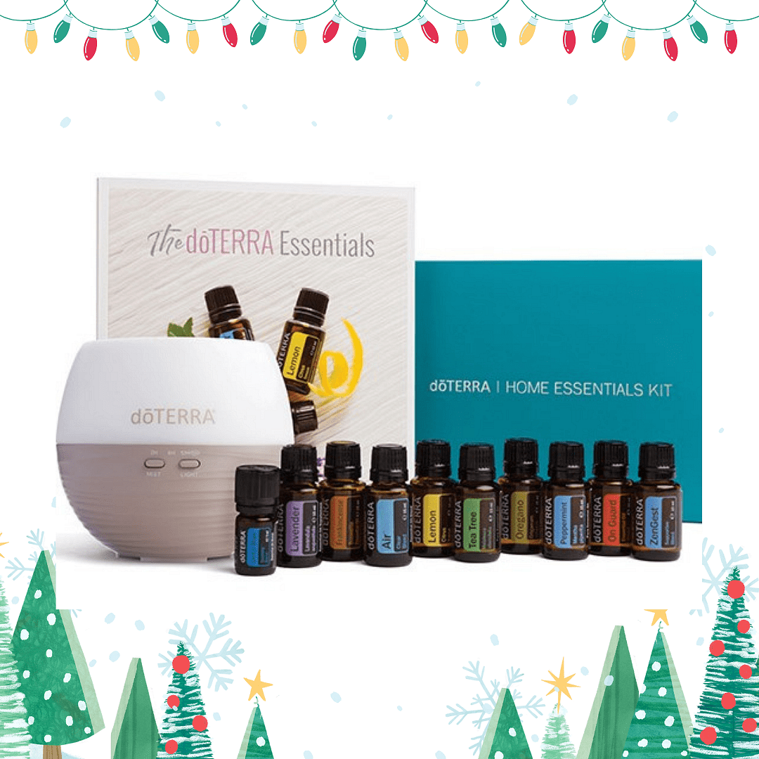 Голям семеен комплект Home Essentials Kit с Petal дифузер doTERRA