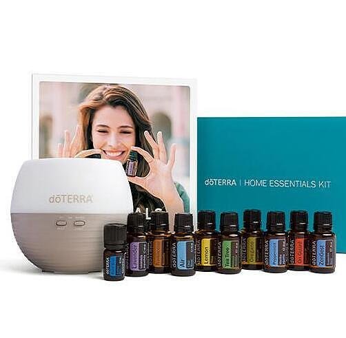 doTERRA 正規品2点セット Голям семеен комплект Home Essentials Kit с Petal дифузер doTERRA